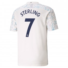 Fußballtrikots Manchester City Raheem Sterling 7 2020-2021 Kurzarm Ausweichtrikot kaufen